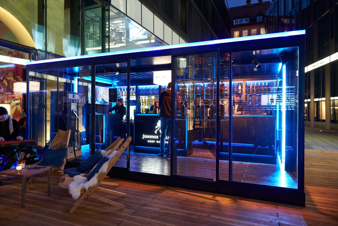 Johnnie Walker Blue label Pop-Up-Store Munich